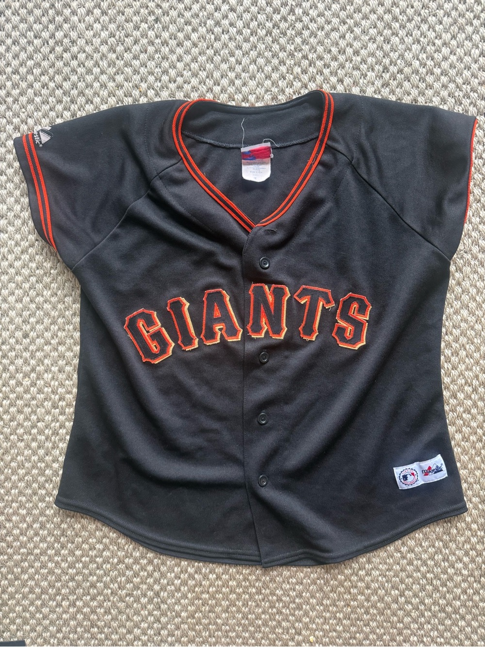 Vintage San Francisco Giants Jersey Womens M MLB Baseball Majestic Stitched
